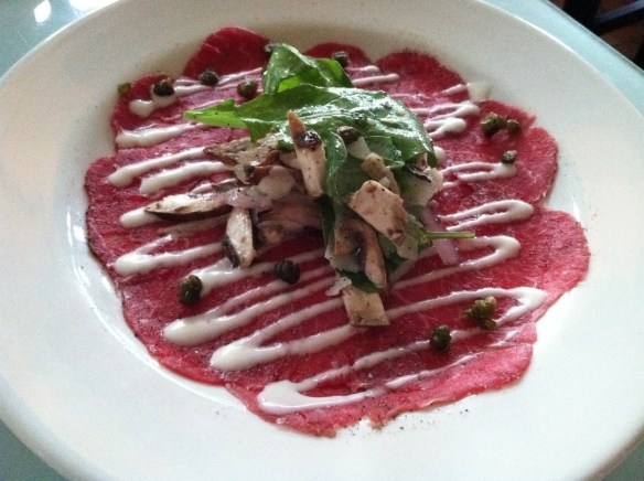 Beef carpaccio Andalu