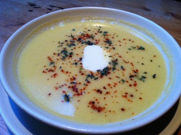 Corn soup Bar Agricole