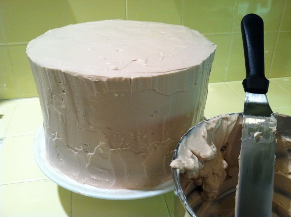 Cherpumple with icing Cherpumple with icing