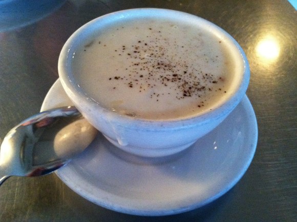Boston clam chowder Anchor Oyster Bar
