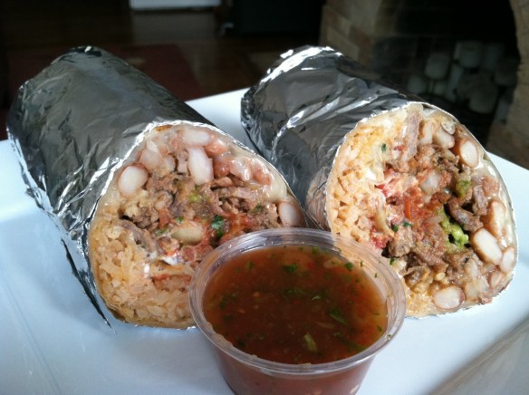 Carne asada burrito El Farolito