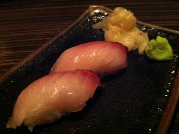 Shima aji nigiri Tokyo Go Go