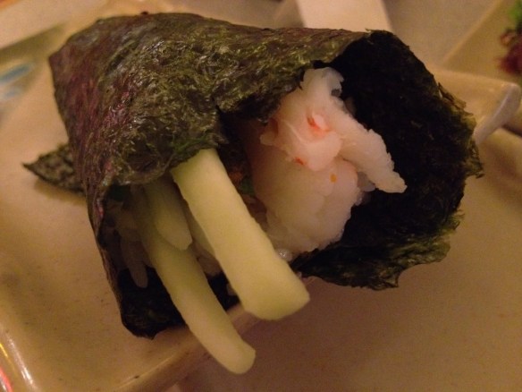 New York hand roll Tenka Japanese Restaurant