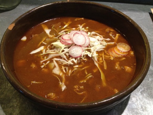 Pozole rojo Nopalito