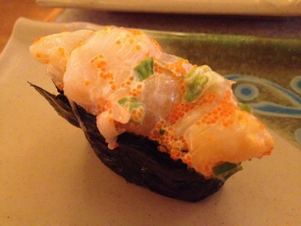 Hotatagai nigiri Tenka Japanese Restaurant