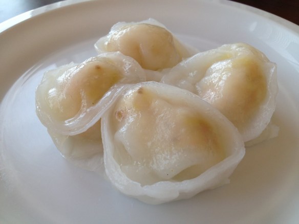 Scallop and garlic dumplings Hung To Seafood