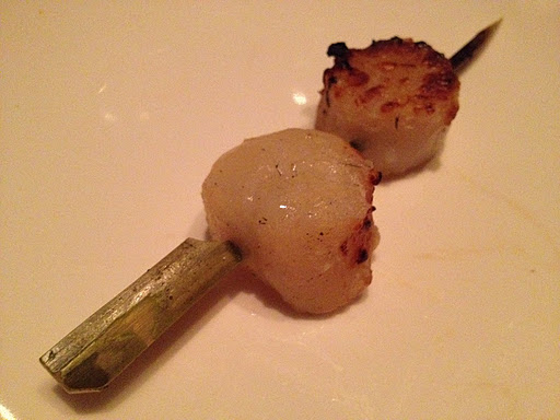 Hotate yakitori Mokutanya