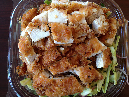 Fried chicken salad Bakesale Betty