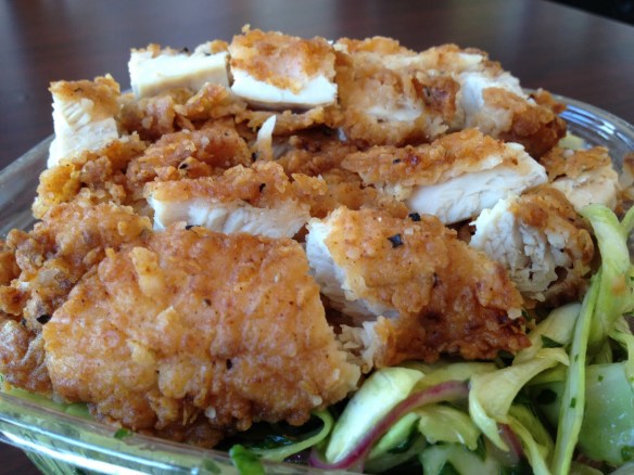 Fried chicken salad Bakesale Betty