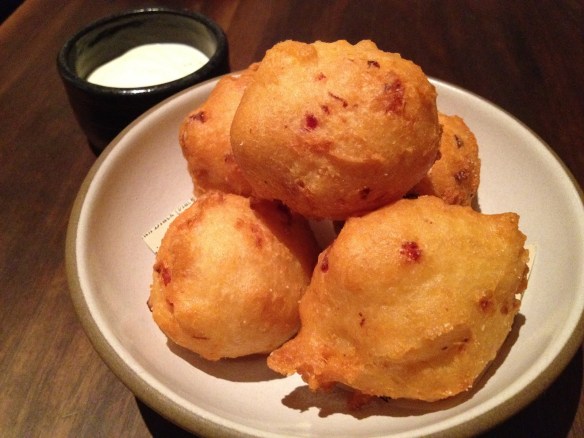 Applewood smoked bacon beignets Frances