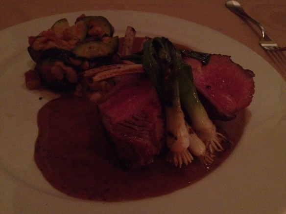 New Zealand grass fed young lamb rack Johannes Restaurant