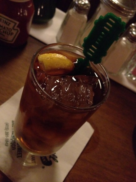 Iced tea Tadich Grill
