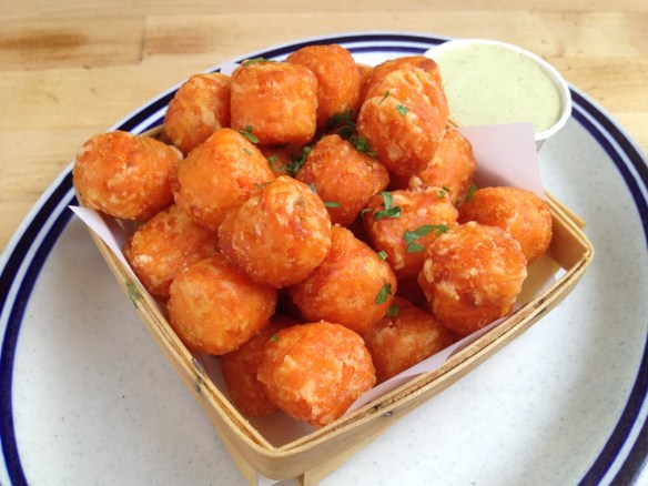 Yam-yam tater tots Criolla Kitchen