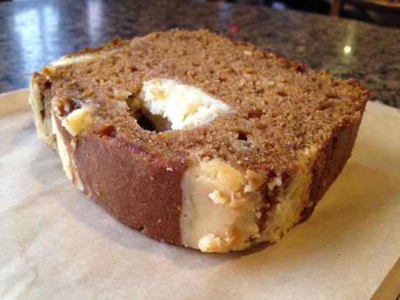 Pumpkin cream cheese cake Peet's Coffee & Tea