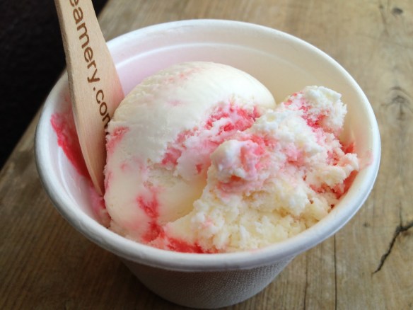 Candy cane ice cream Bi-Rite Creamery