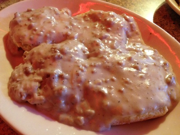 Biscuits and gravy Orphan Andy's