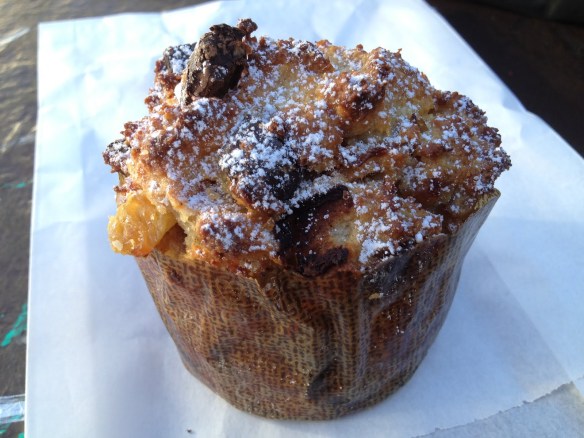 Pear chocolate bread pudding Arizmendi Bakery