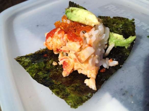 imitation crab sushi