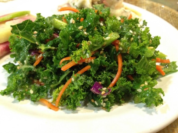 Sasame kale toss salad Fresh Choice