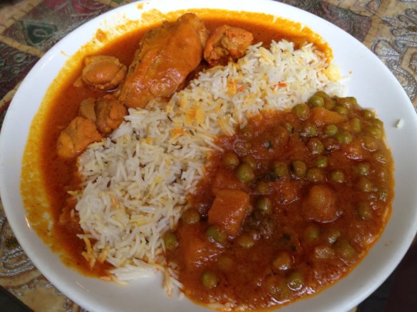 Chicken curry lunch special Punjab Kabab House
