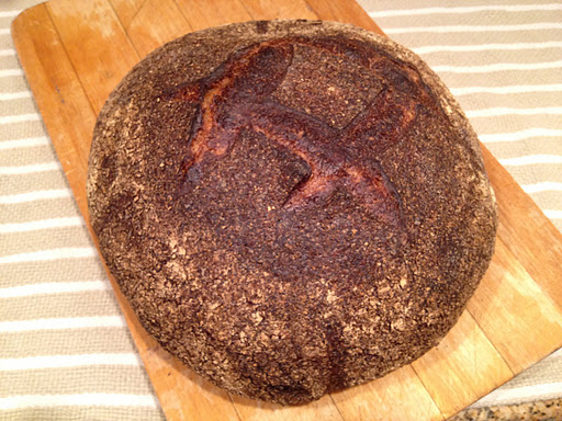 Wheat bread loaf Tartine Bakery