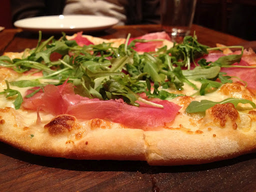 Prosciutto pizza Firewood Cafe