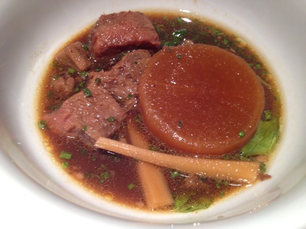 Stewed beef tongue and turnips Mission Chinese Food