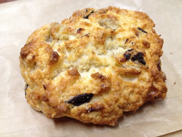 Banana chocolate scone Four Barrel Coffee