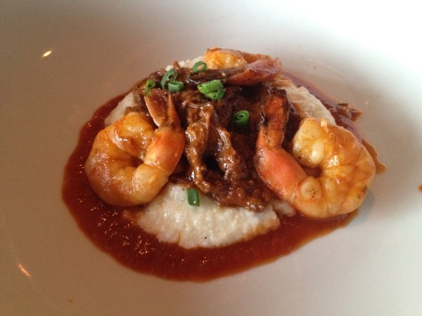 Short ribs and shrimp Hubbard Grille