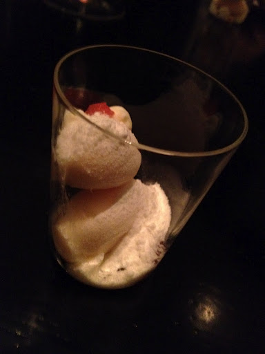 Grapefruit and espelette dessert Benu