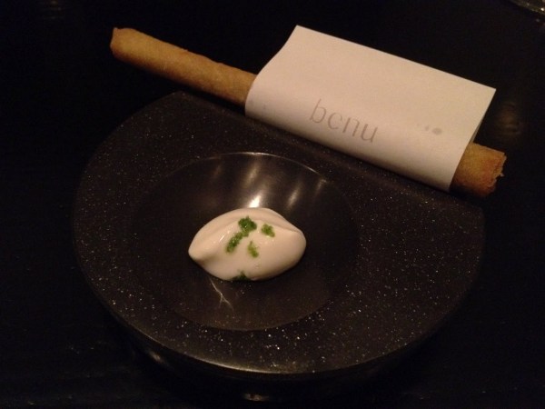 Eel, feuille de brick Benu