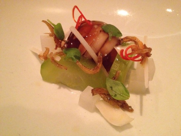 Caramelized anchovy Benu