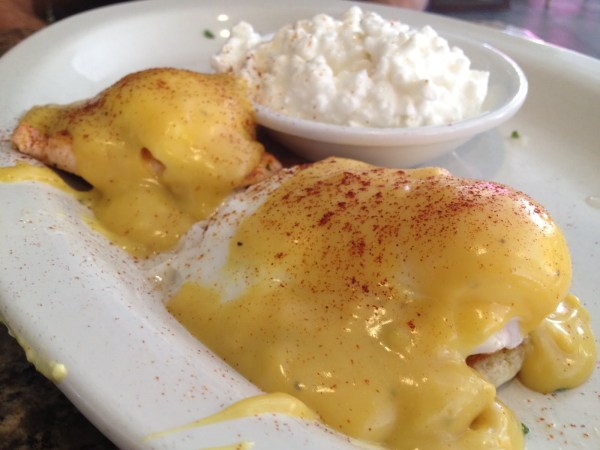 Salmon benedict Pinocchio In The Desert