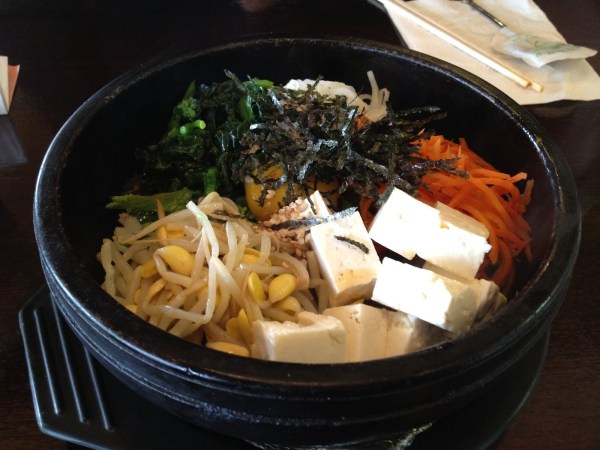 Tofu stone pot rice Mom's Tofu House