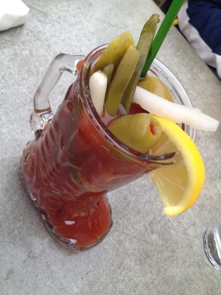 Spicy bloody mary Cheeky's