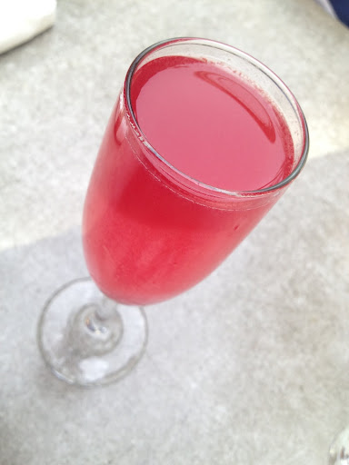 Blood orange mimosa Cheeky's