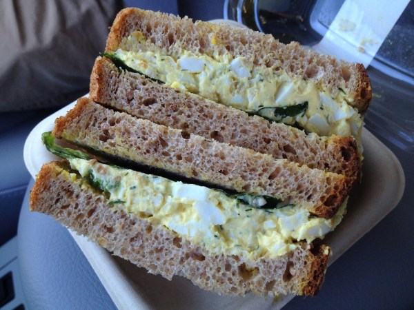 Egg salad sandwich Starbucks